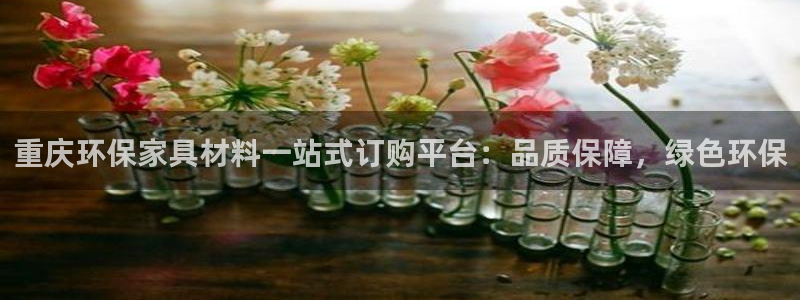 杏耀平台代理注册：重庆环保家具材料一站式订购平台：品质保障，