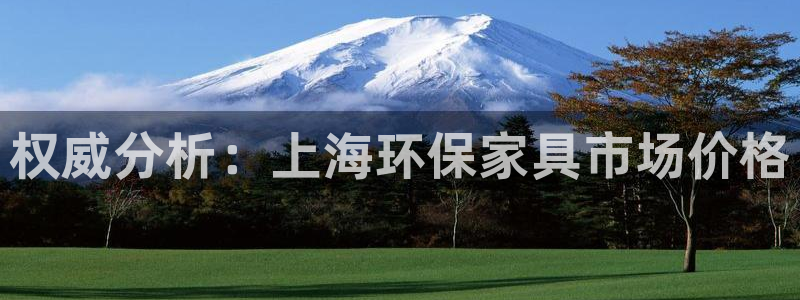 杏耀官方：权威分析：上海环保家具市场价格